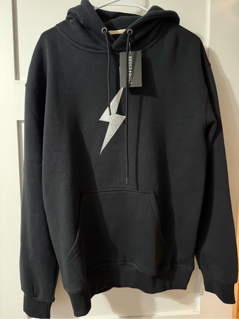 Bruce Bolt Black Hoodie